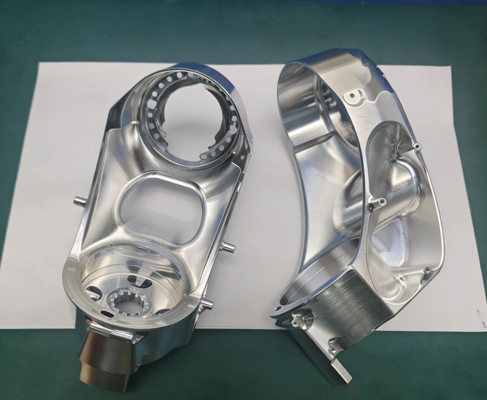 CNC Machined Robotic Joint Housing, Mirror Polished
